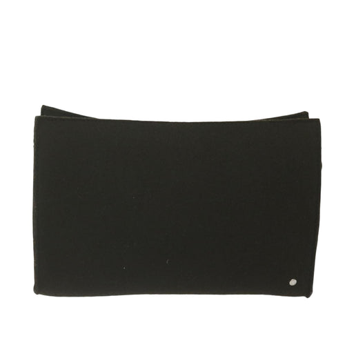 Hermès Black Wool Clutch Bag (Pre-Owned)