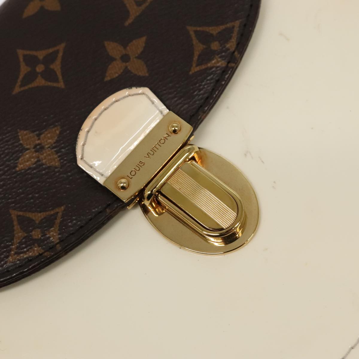 Louis Vuitton Hot Springs White Leather Backpack Bag (Pre-Owned)