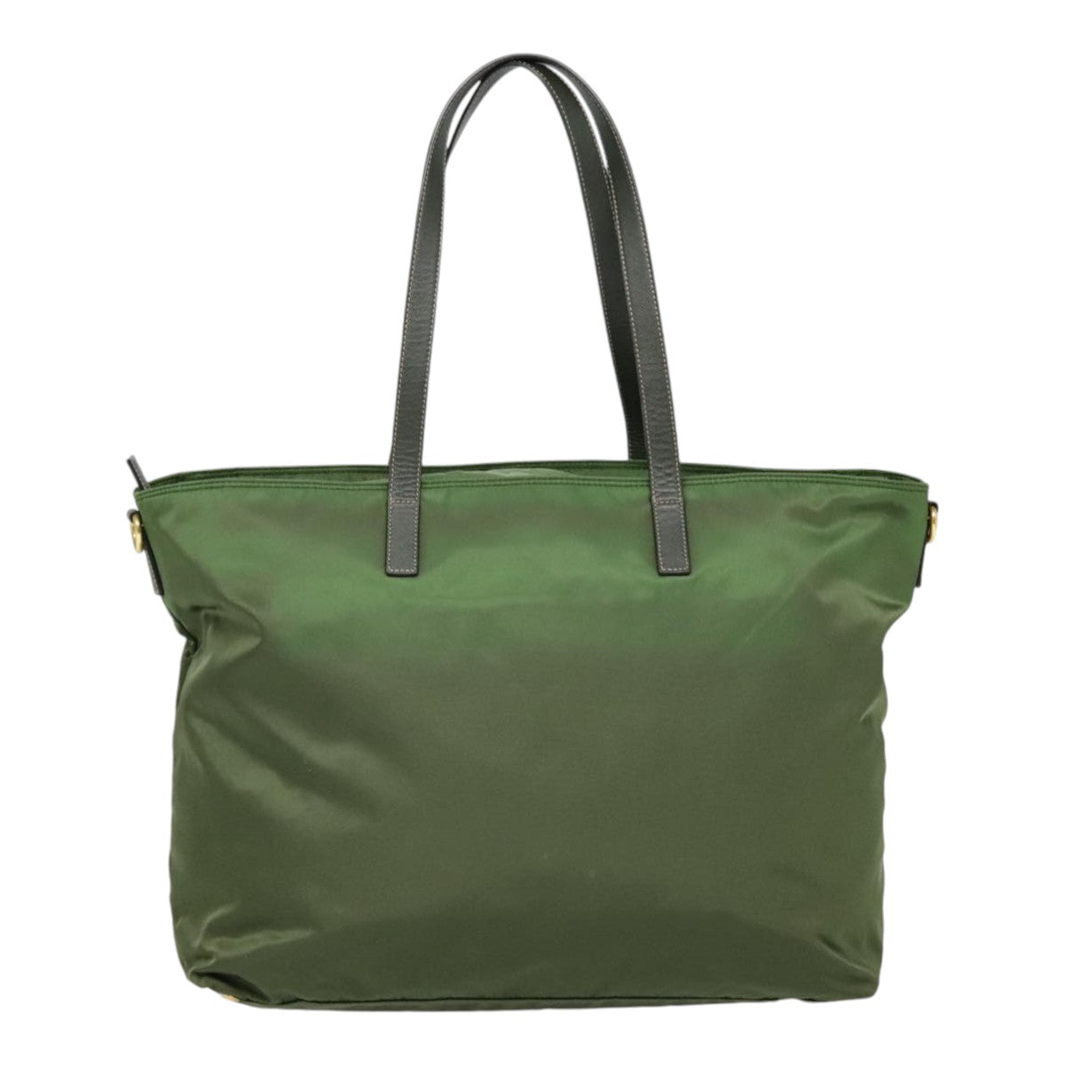 Prada Re-Edition Khaki Synthetic Tote Bag (Pre-Owned)