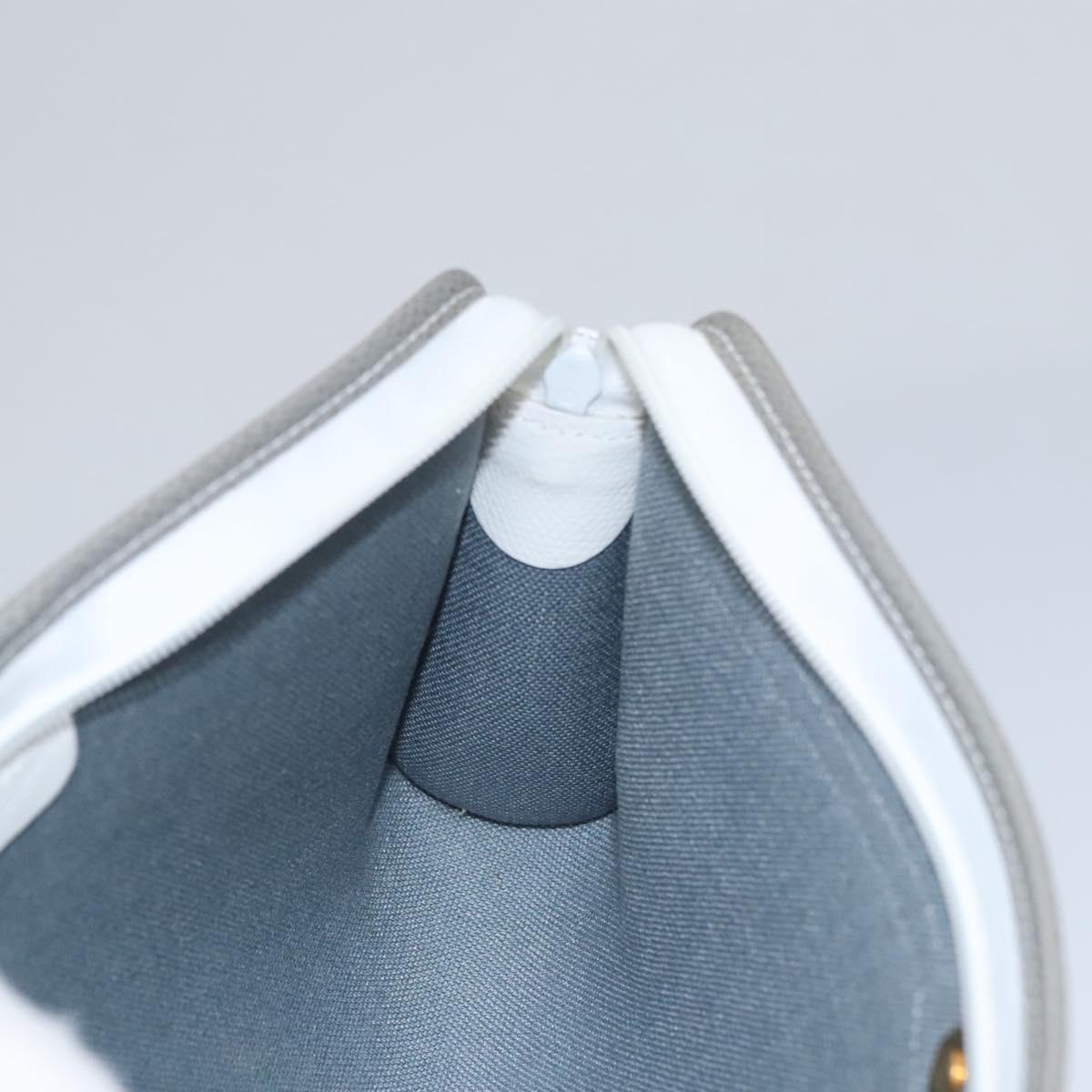 Dior Honeycomb Ecru Canvas Clutch Bag (Pre-Owned)