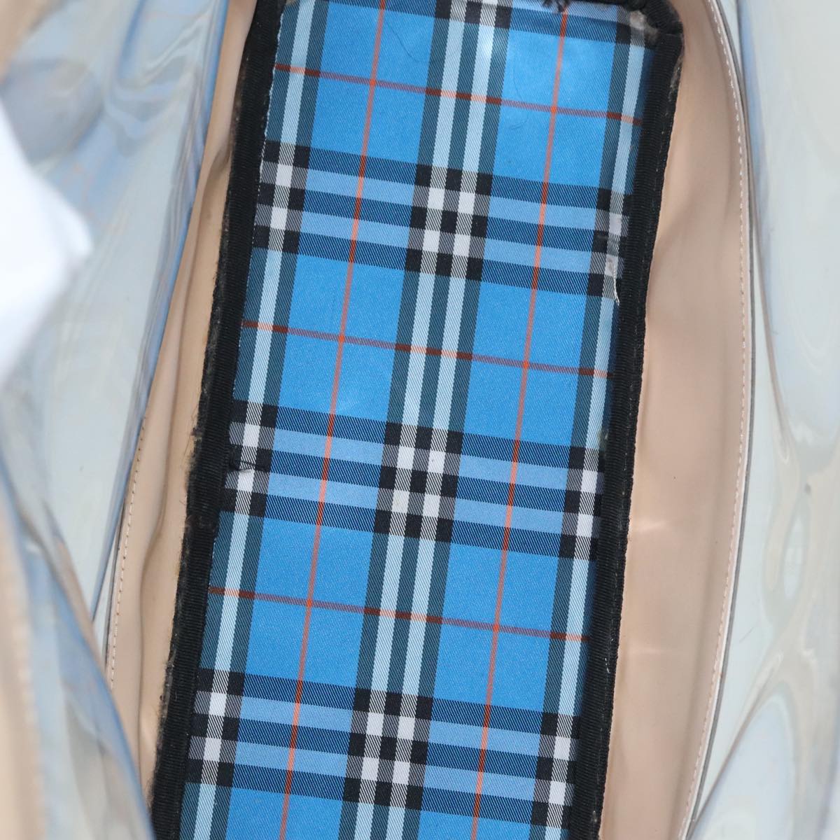 Burberry Transparent Vinyl Tote Bag (Pre-Owned)
