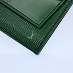 Louis Vuitton Léna Green Leather Clutch Bag (Pre-Owned)
