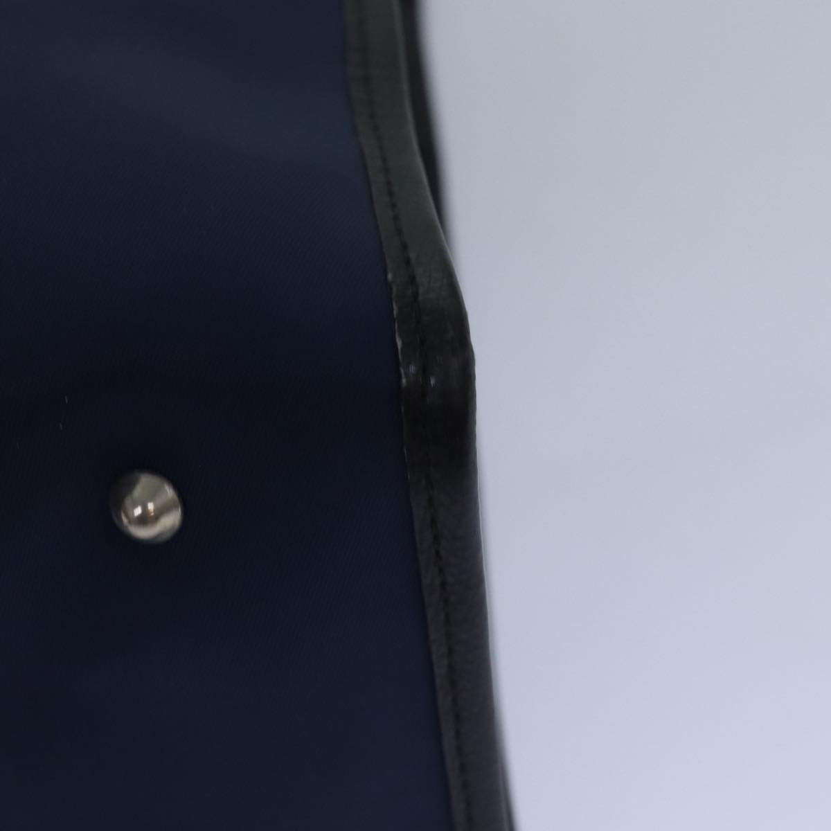 Burberry Nova Check Navy Synthetic Tote Bag (Pre-Owned)