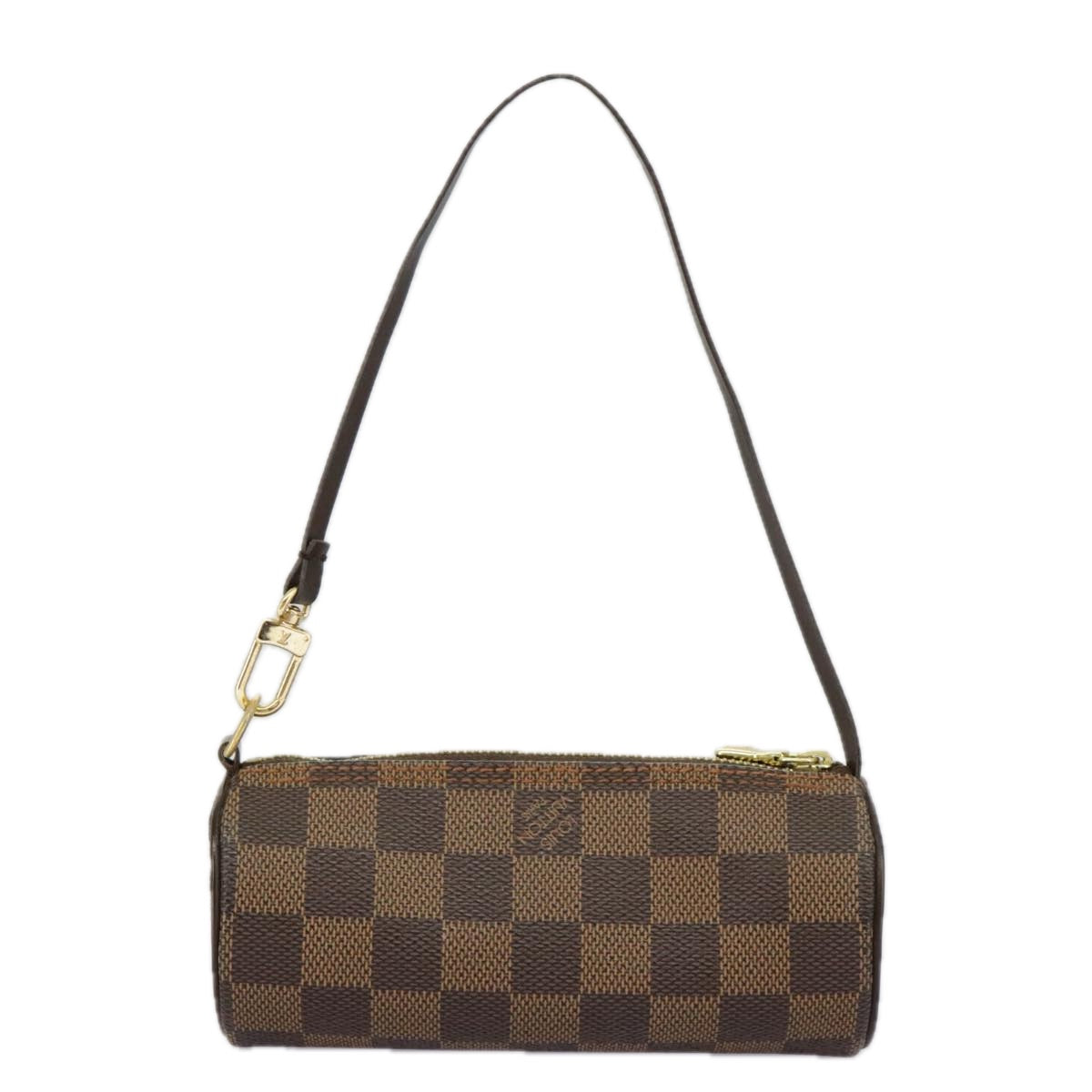 Louis Vuitton Mini Baby Papillon Brown Canvas Clutch Bag (Pre-Owned)