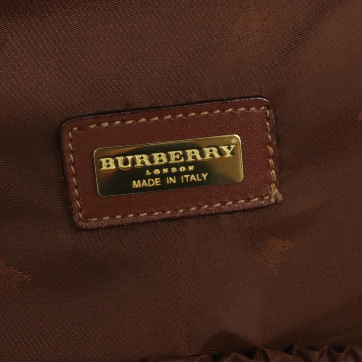 Burberry Nova Check Beige Canvas Travel Bag (Pre-Owned)
