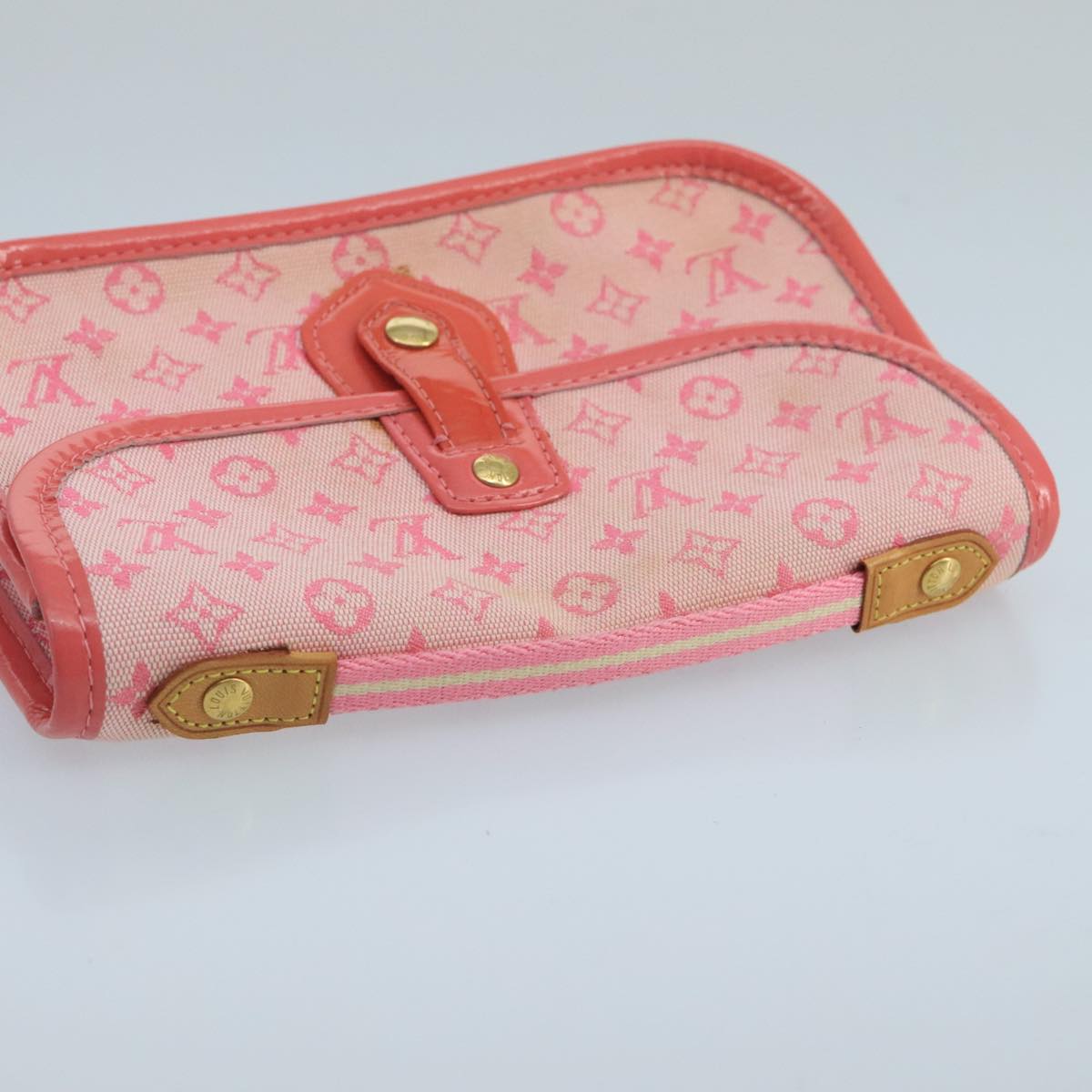 Louis Vuitton Mary Kate Pink Canvas Clutch Bag (Pre-Owned)