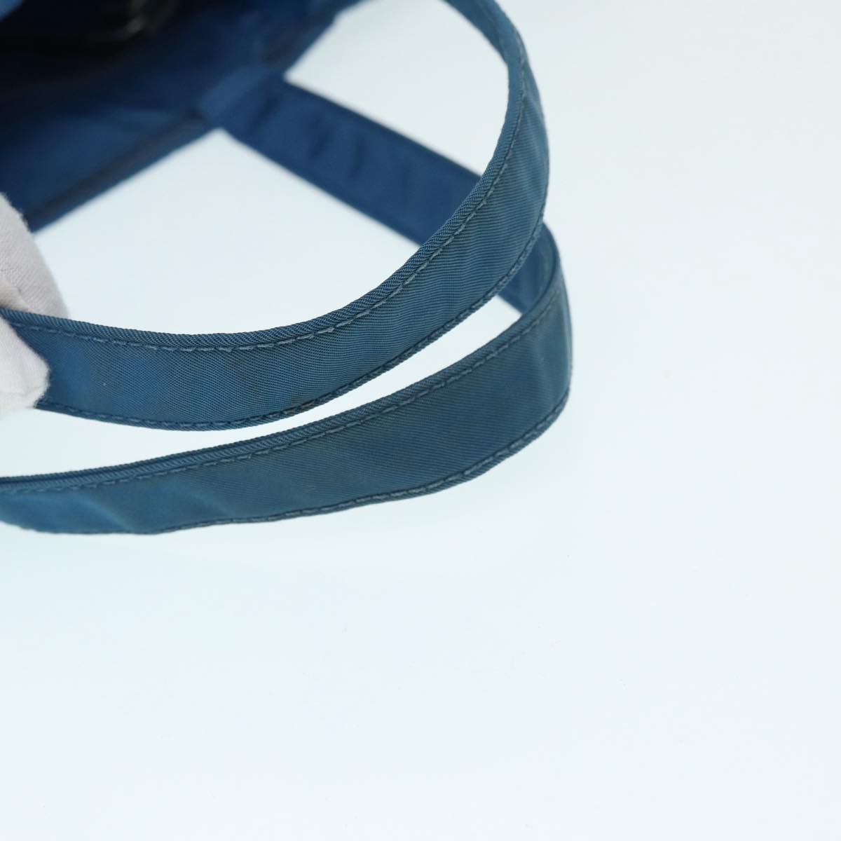 Prada Tessuto Blue Synthetic Tote Bag (Pre-Owned)