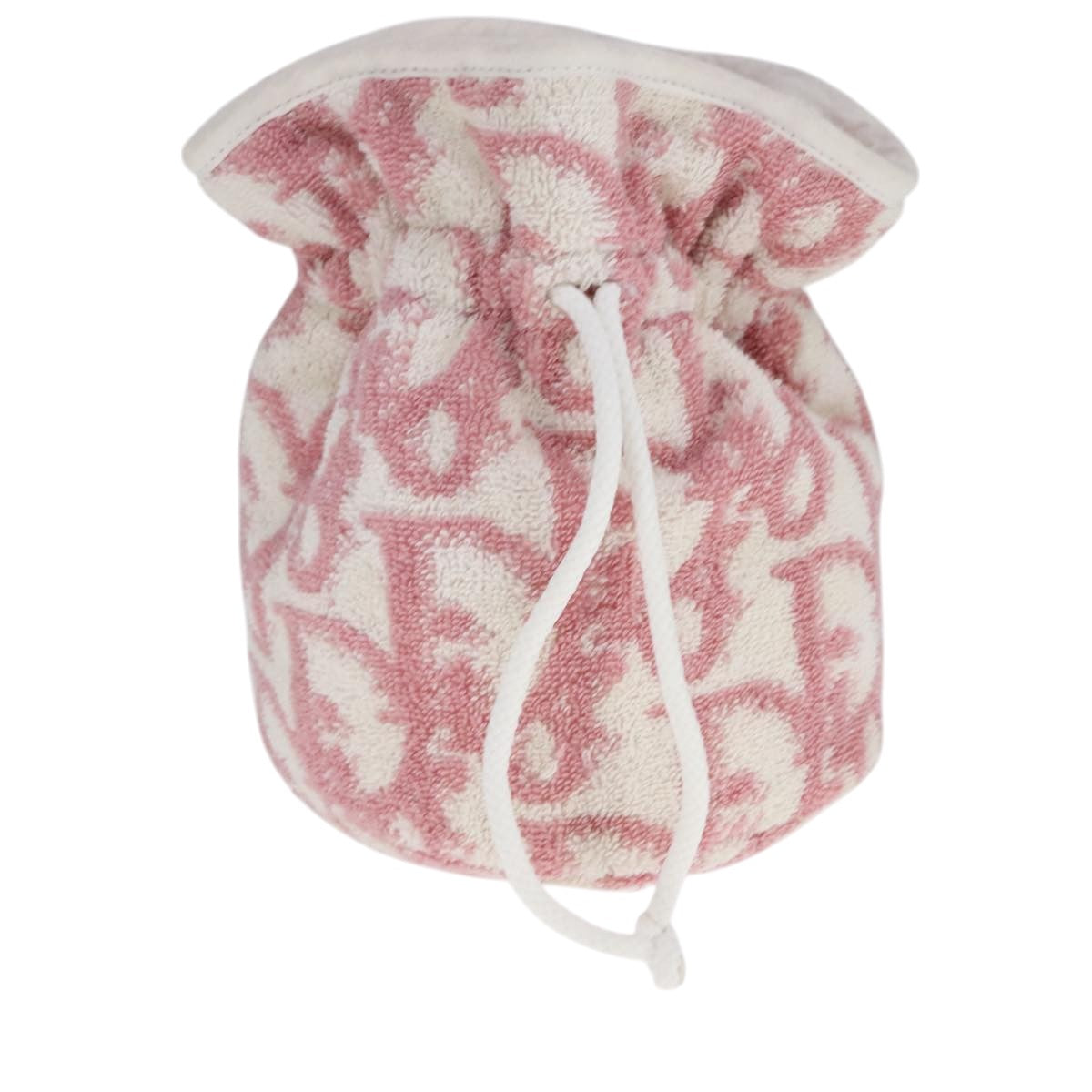 Dior Trotter Pink Cotton Clutch Bag (Pre-Owned)