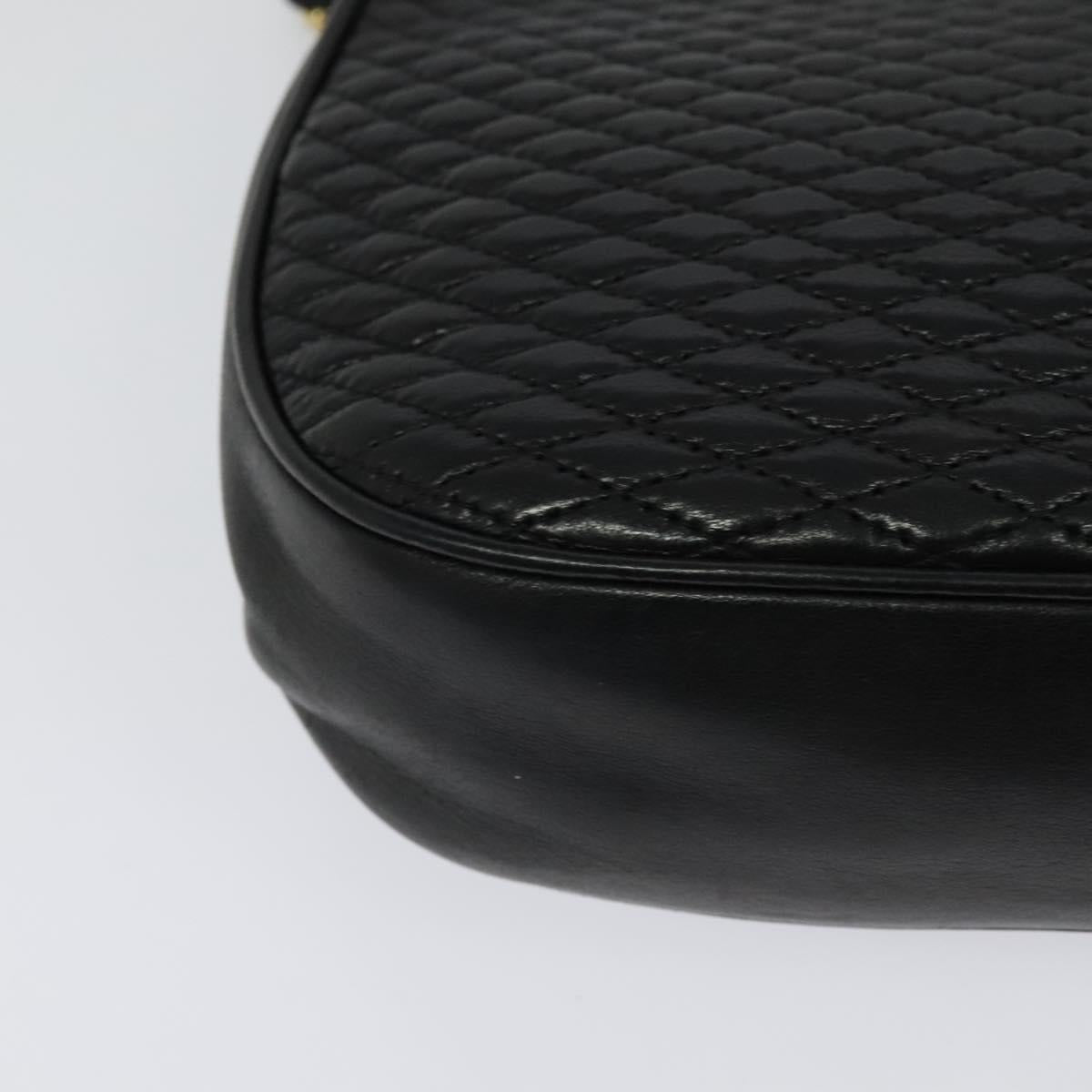 Bally Black Leather Shoulder Bag (Pre-Owned)