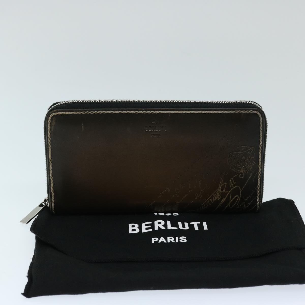 Berluti Brown Leather Wallet  (Pre-Owned)