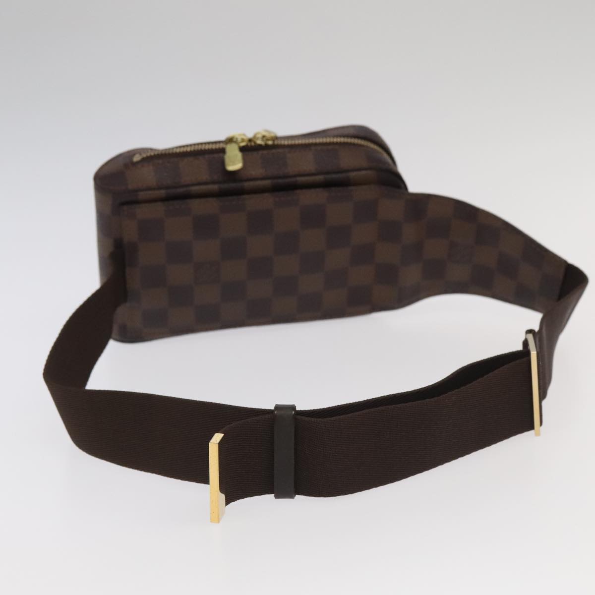 Louis Vuitton Geronimos Brown Canvas Shoulder Bag (Pre-Owned)