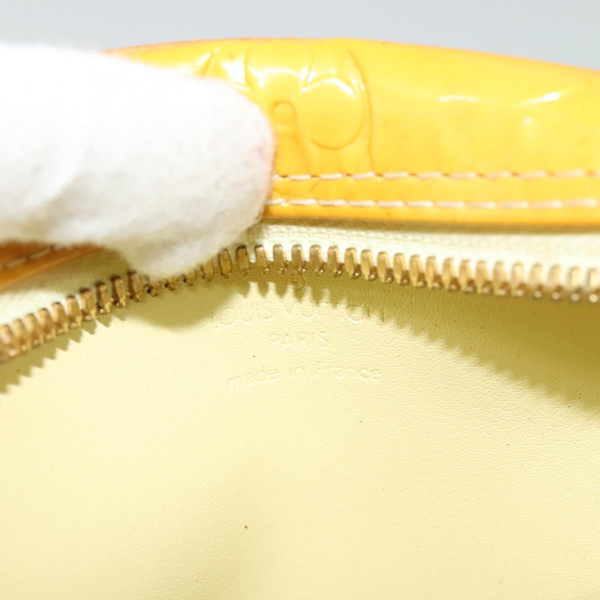 Louis Vuitton Wooster Yellow Patent Leather Shoulder Bag (Pre-Owned)
