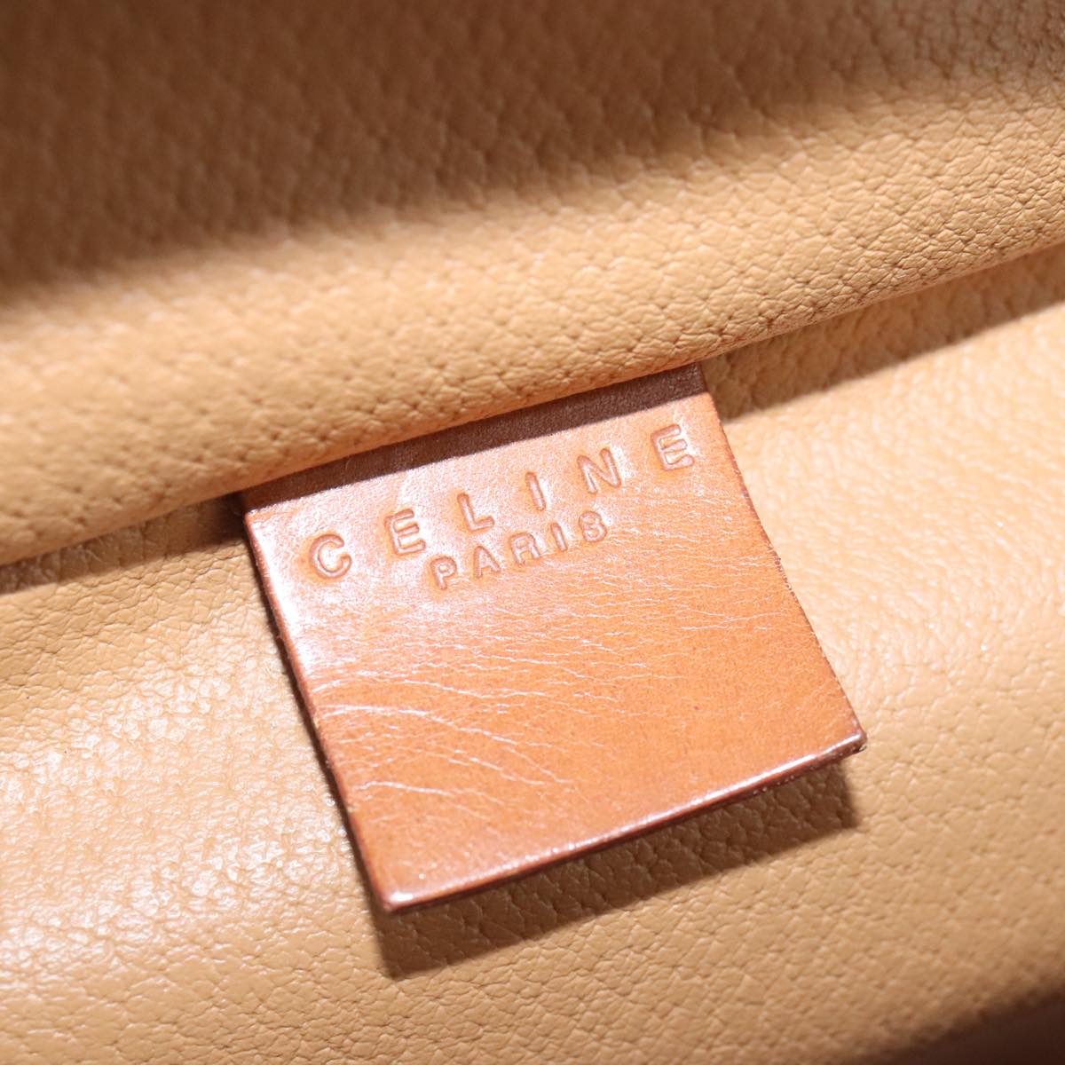 Céline Vanity Brown Canvas Handbag (Pre-Owned)