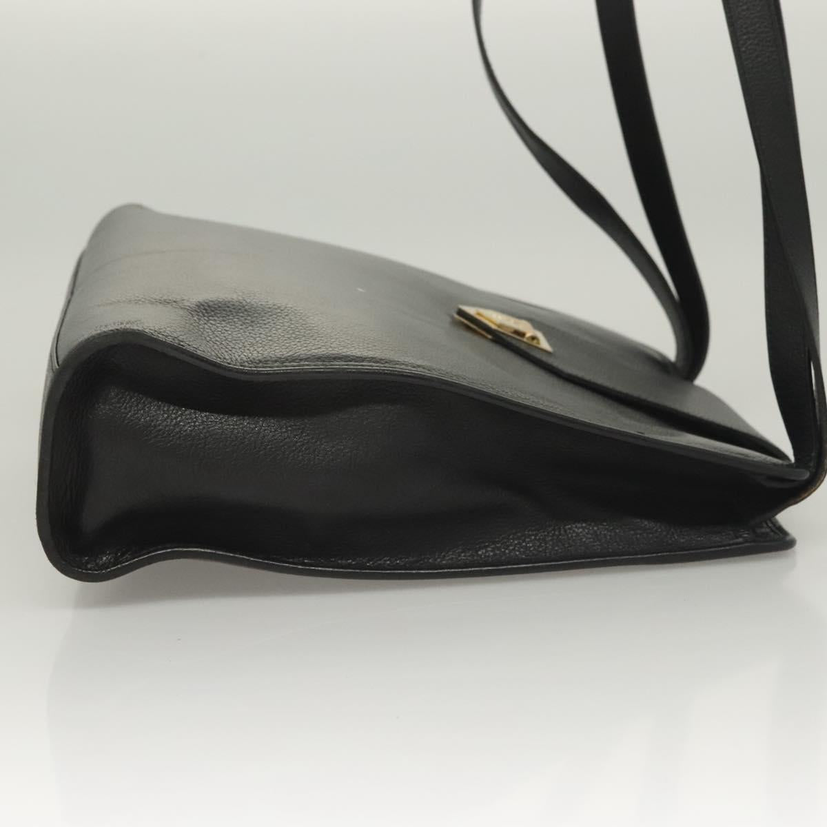 Yves Saint Laurent Black Leather Shoulder Bag (Pre-Owned)