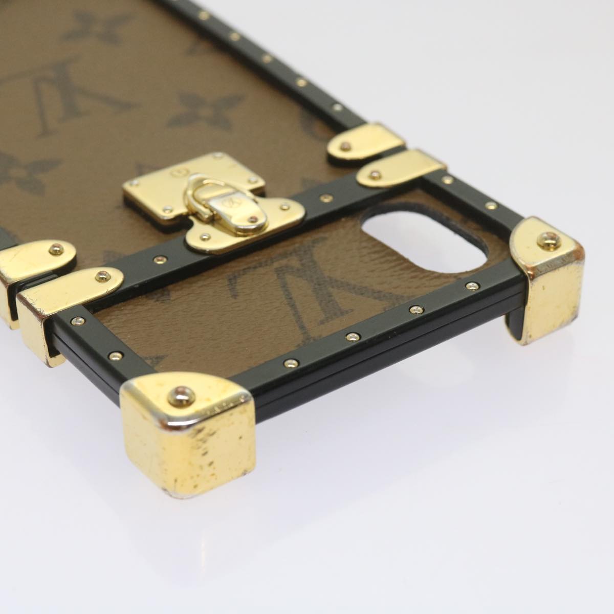 Louis Vuitton Etui Iphone Brown Canvas Phone Jewelry (Pre-Owned)