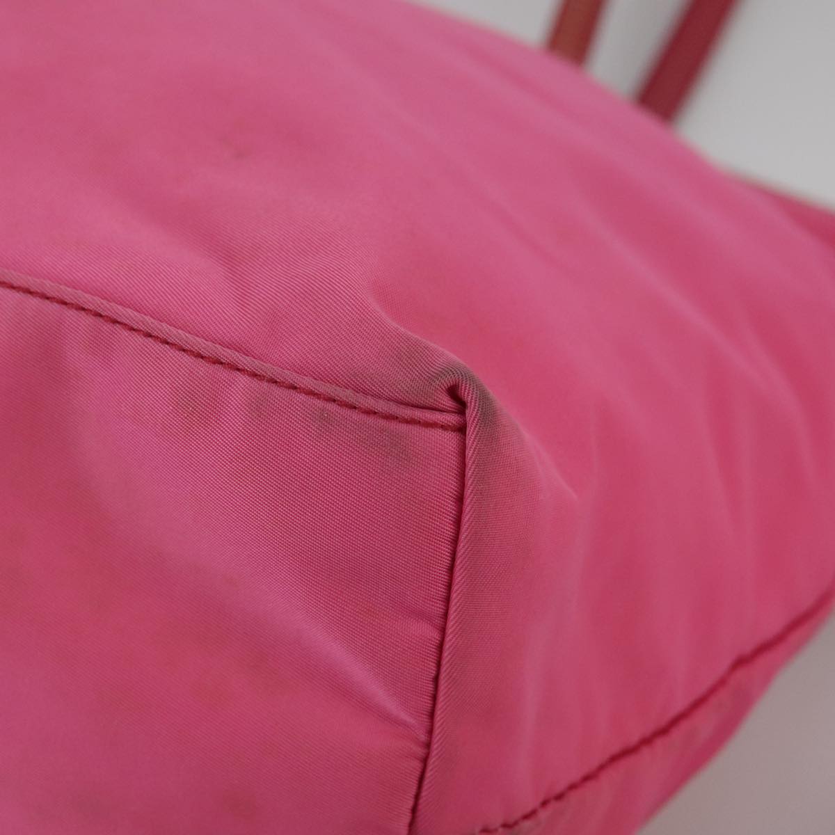 Prada Tessuto Pink Synthetic Tote Bag (Pre-Owned)