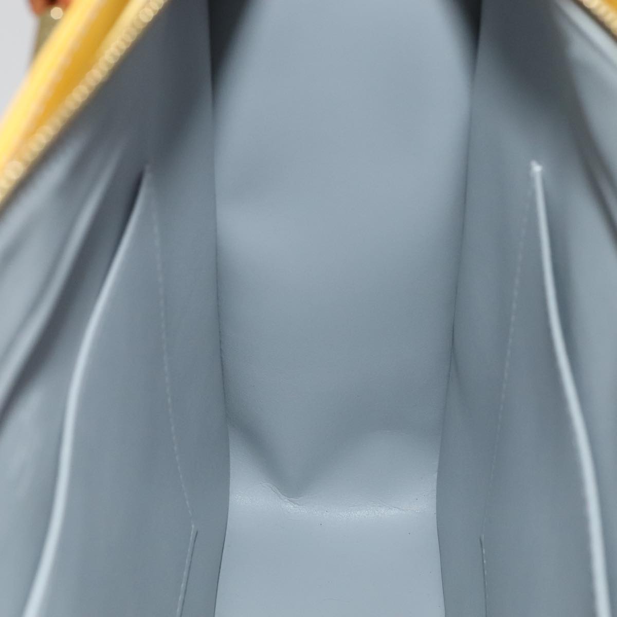 Louis Vuitton Columbus Yellow Patent Leather Tote Bag (Pre-Owned)