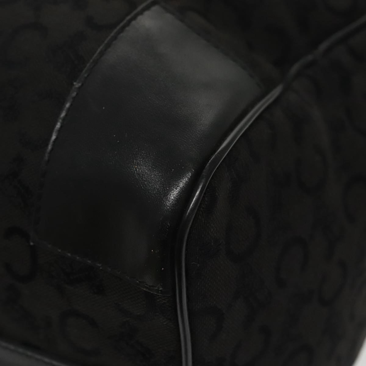 Céline C Black Canvas Travel Bag (Pre-Owned)