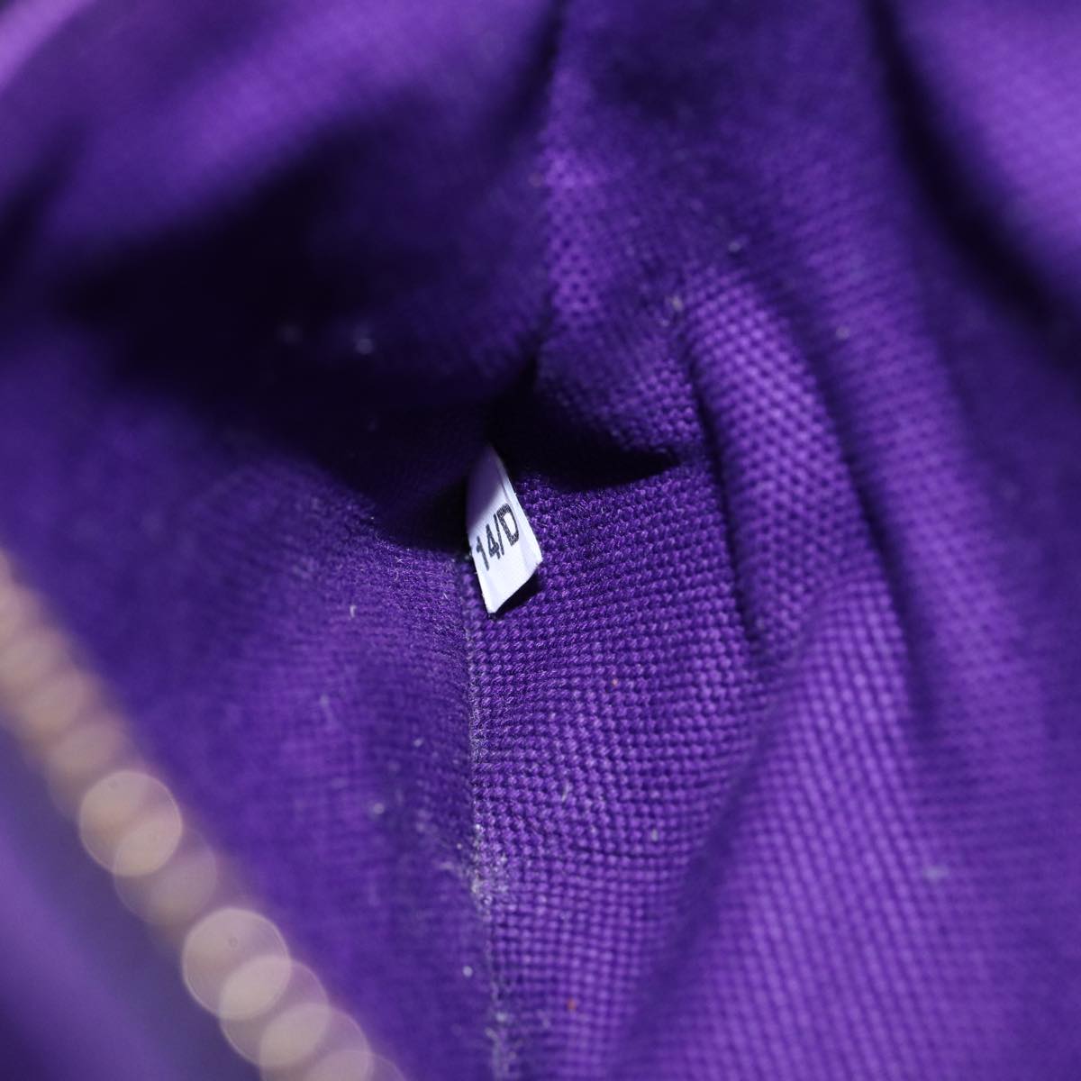 Prada Canapa Purple Canvas Handbag (Pre-Owned)