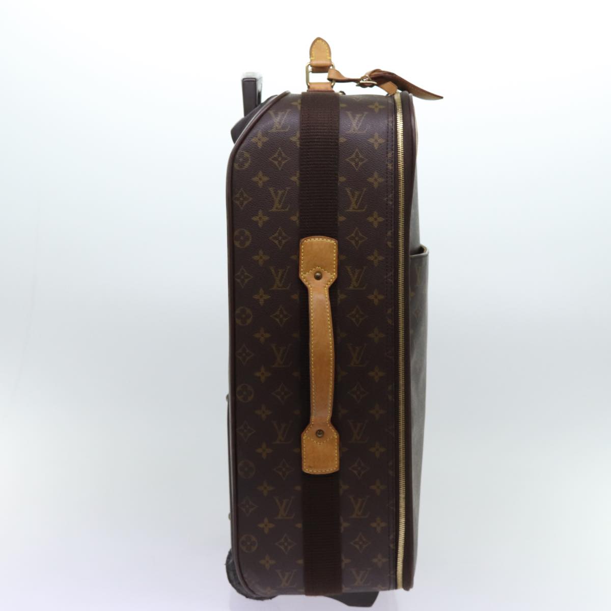 Louis Vuitton Pegase Brown Canvas Travel Bag (Pre-Owned)