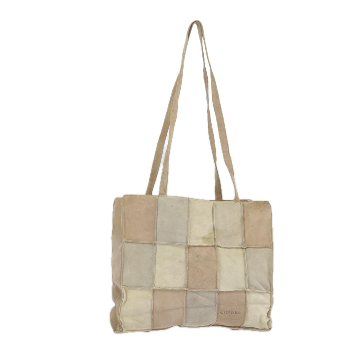 Chanel Beige Suede Tote Bag (Pre-Owned)