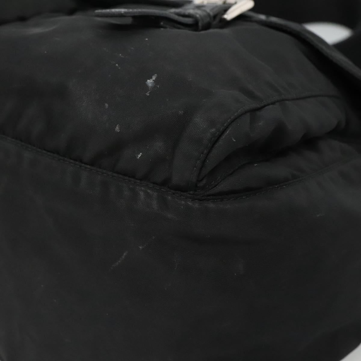 Prada Re-Nylon Black Synthetic Shoulder Bag (Pre-Owned)