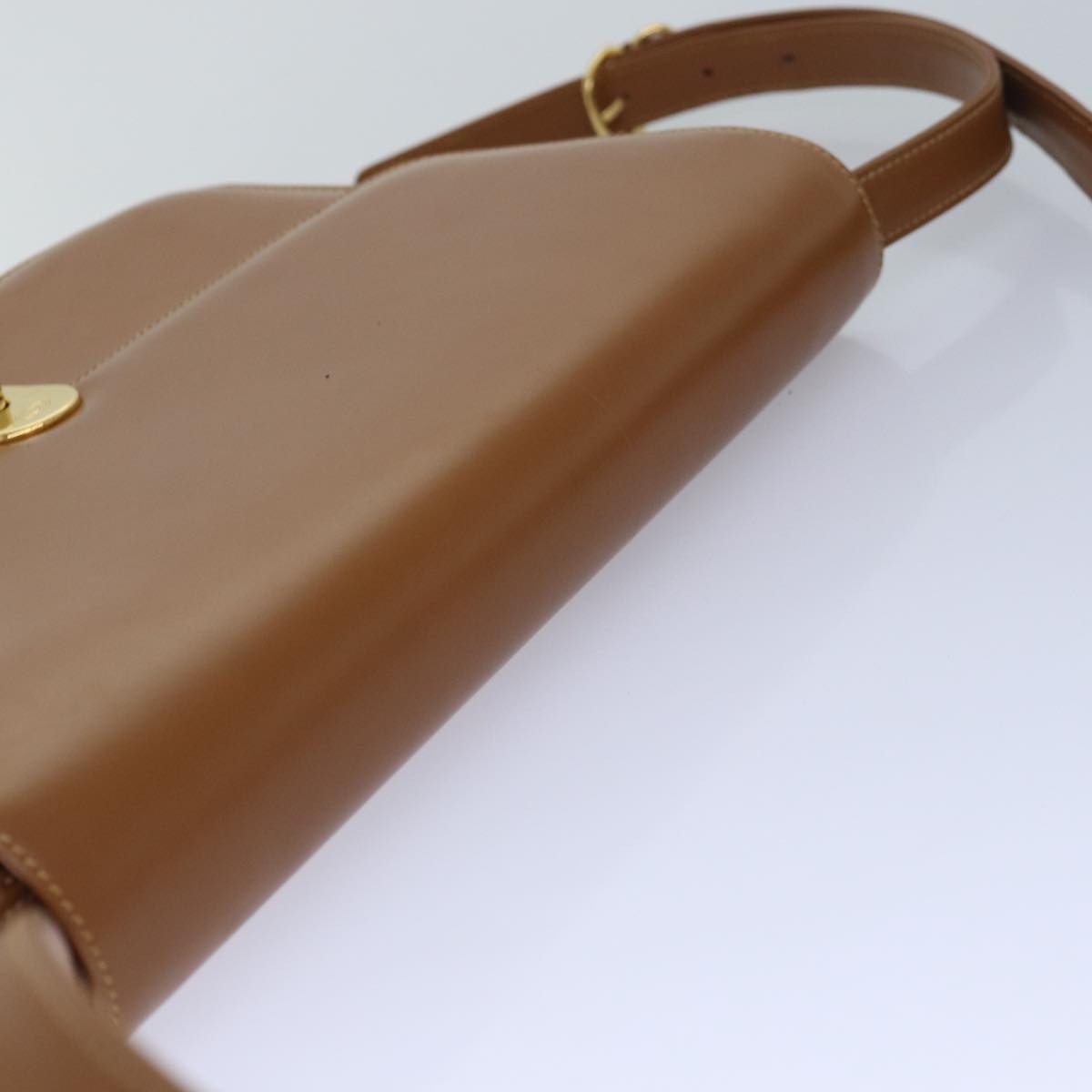 Gucci Brown Leather Shoulder Bag (Pre-Owned)