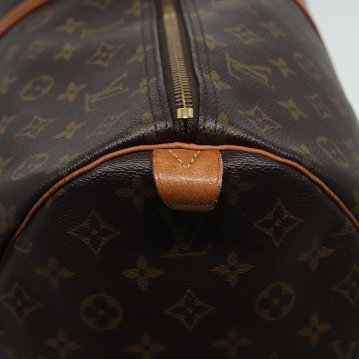 Louis Vuitton Keepall 60 Brown Canvas Travel Bag (Pre-Owned)