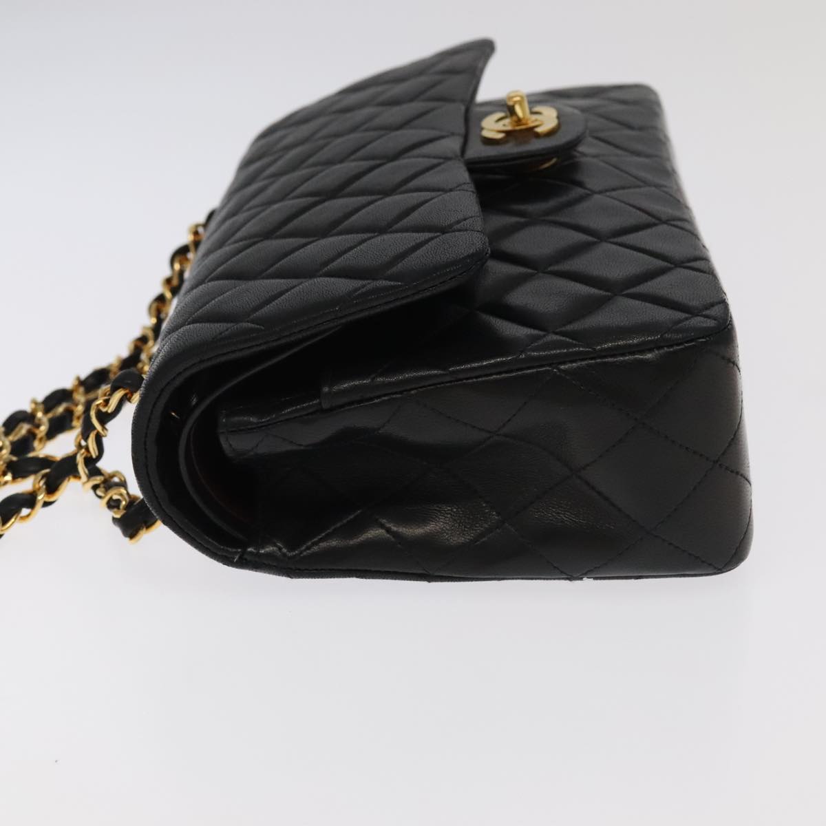 Chanel Timeless 26 Black Leather Shoulder Bag (Pre-Owned)