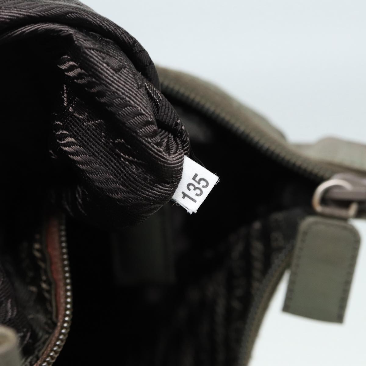 Prada Grey Synthetic Shoulder Bag (Pre-Owned)