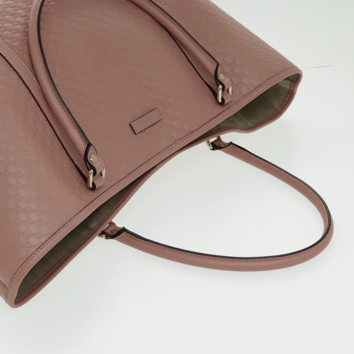 Gucci Micro Guccissima Pink Leather Tote Bag (Pre-Owned)
