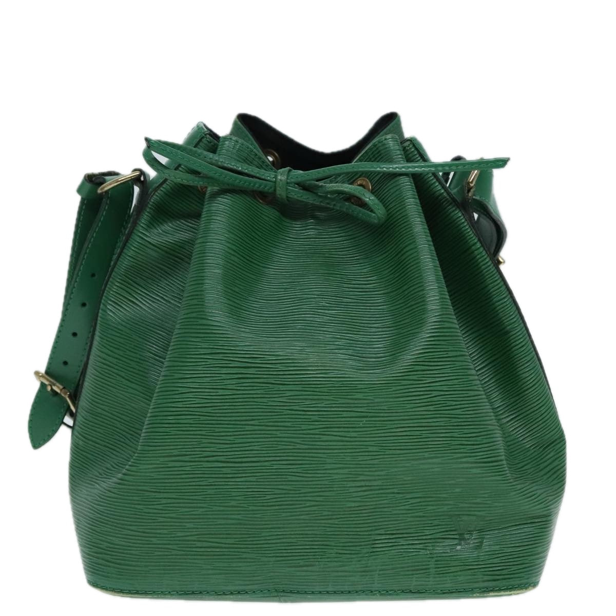 Louis Vuitton Noe Green Leather Shoulder Bag (Pre-Owned)