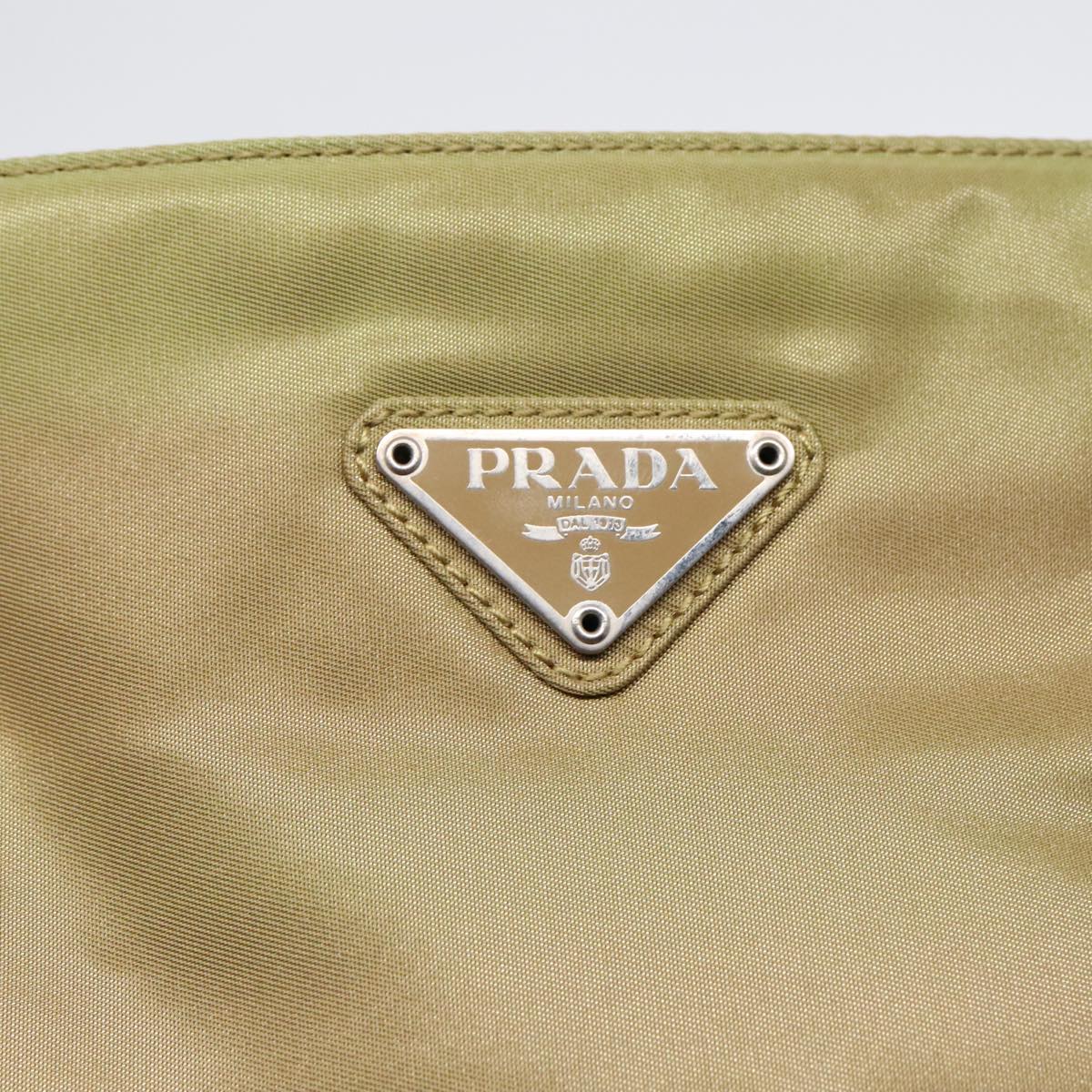 Prada Tessuto Green Synthetic Tote Bag (Pre-Owned)
