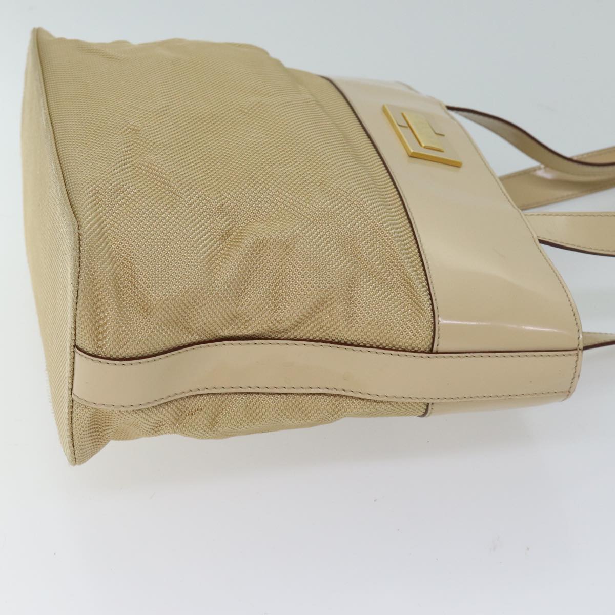 Céline Beige Canvas Shoulder Bag (Pre-Owned)