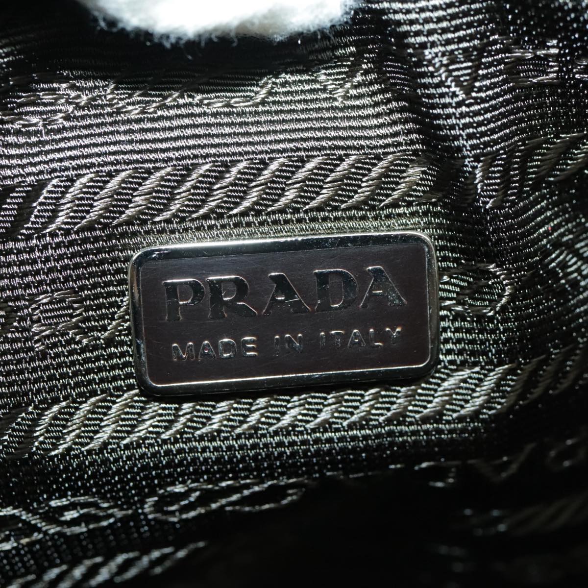 Prada Beige Synthetic Clutch Bag (Pre-Owned)