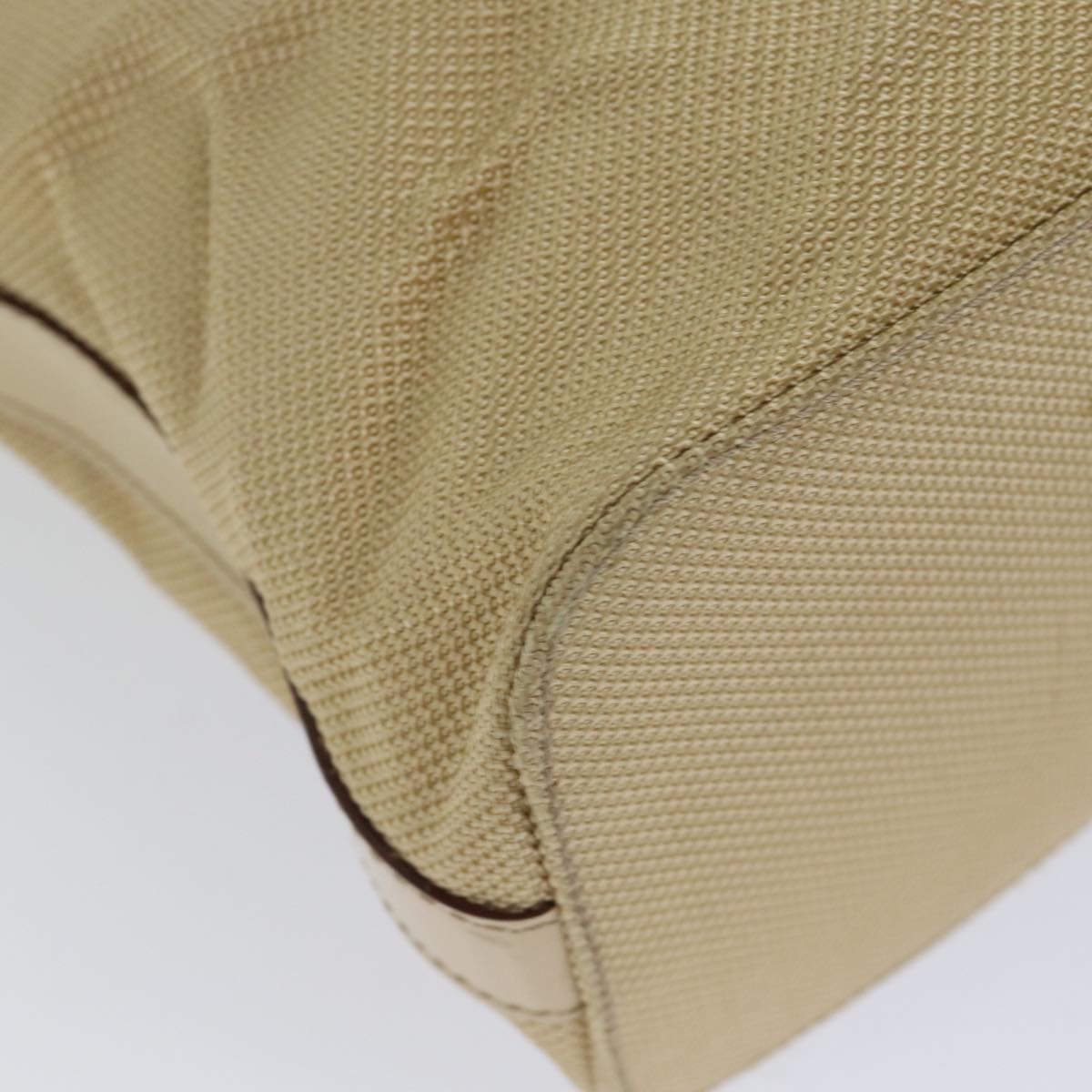 Céline Beige Canvas Shoulder Bag (Pre-Owned)
