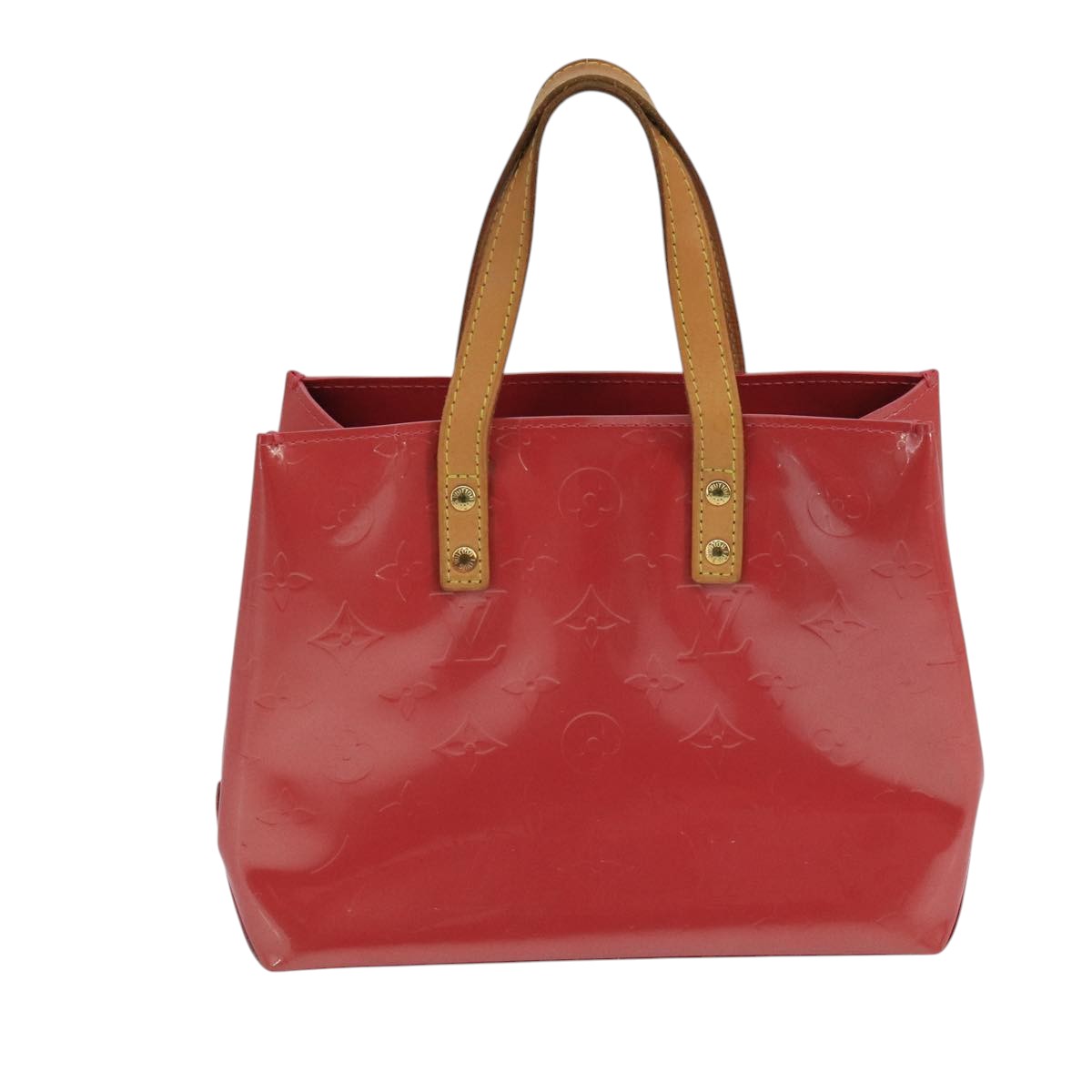 Louis Vuitton Reade Red Patent Leather Handbag (Pre-Owned)