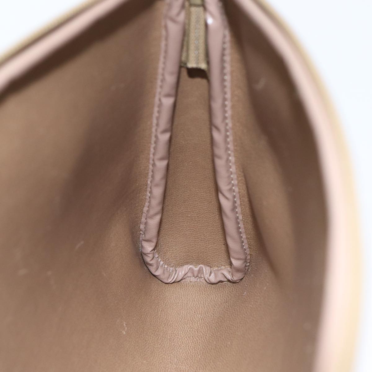 Dior Honeycomb Beige Canvas Clutch Bag (Pre-Owned)