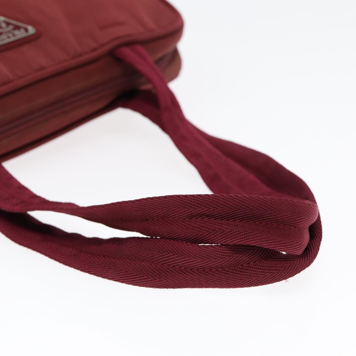 Prada Tessuto Red Synthetic Tote Bag (Pre-Owned)