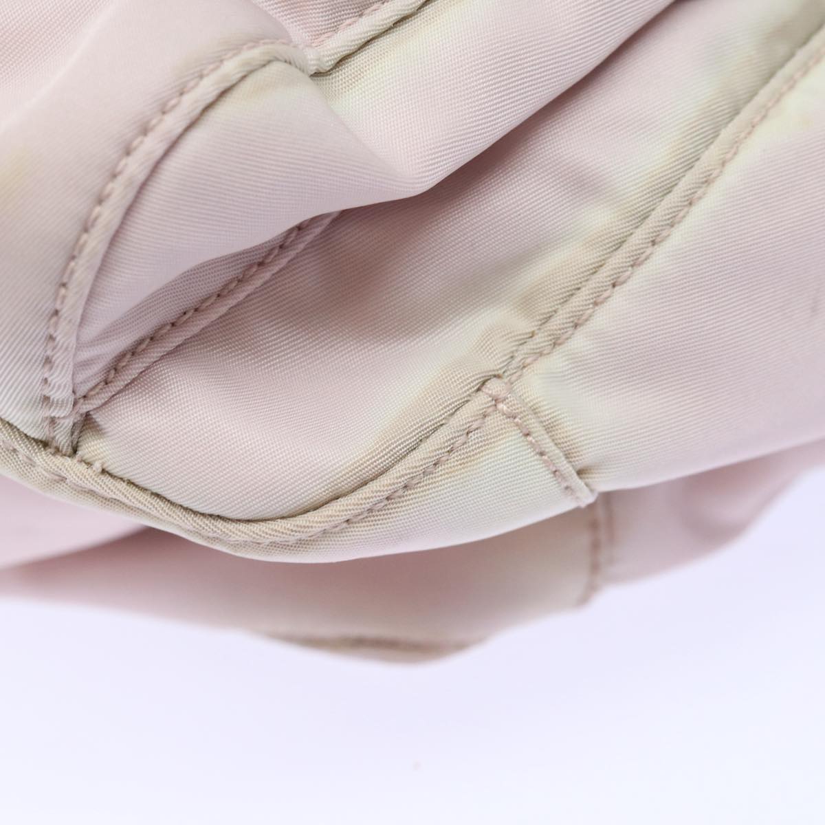Prada Tessuto Pink Synthetic Shoulder Bag (Pre-Owned)