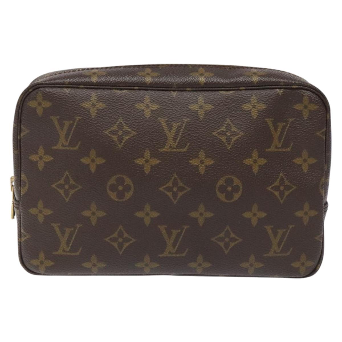 Louis Vuitton Trousse De Toilette Brown Canvas Clutch Bag (Pre-Owned)