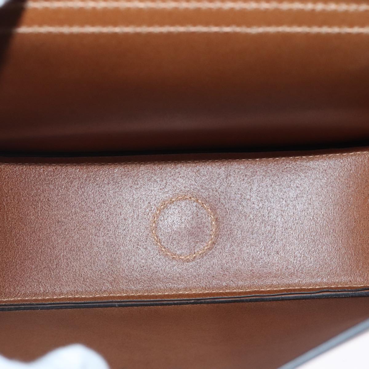 Gucci Brown Leather Backpack Bag (Pre-Owned)