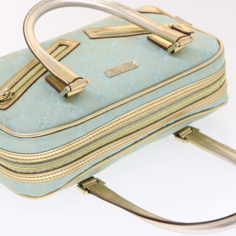 Gucci -- Blue Canvas Handbag (Pre-Owned)
