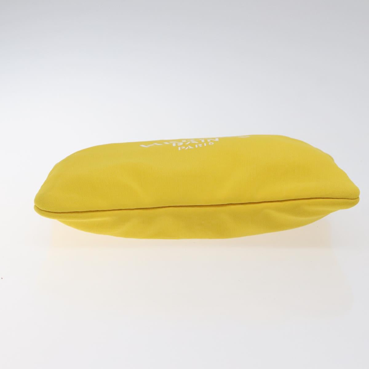 Hermès Neobain Yellow Nylon Clutch Bag (Pre-Owned)
