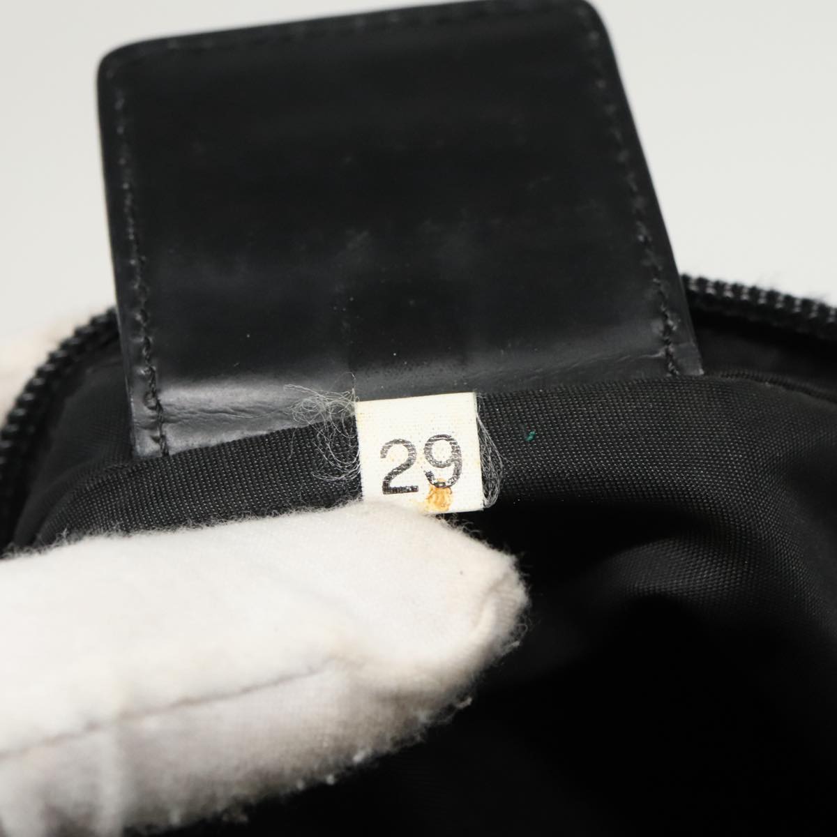 Prada Tessuto Black Synthetic Shoulder Bag (Pre-Owned)