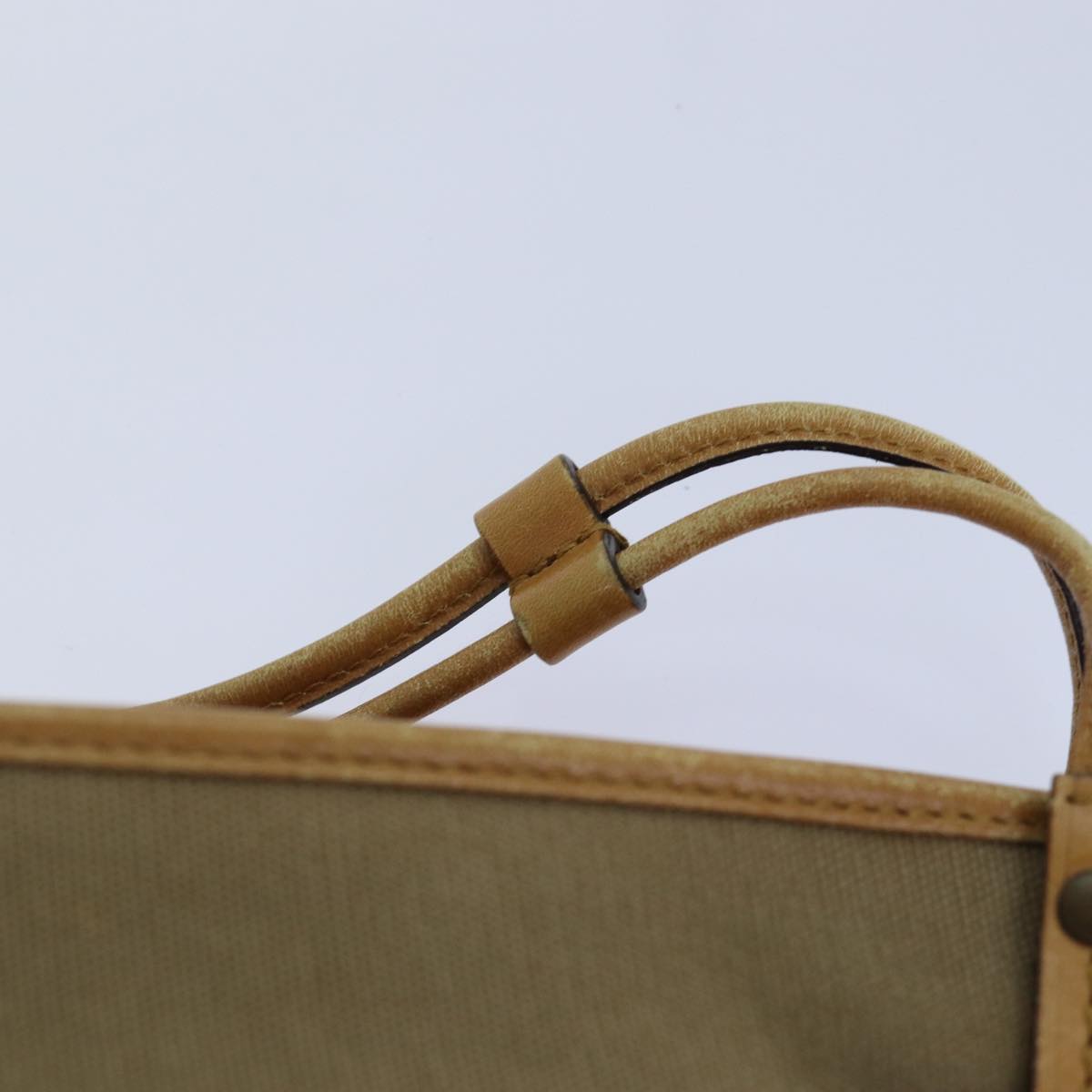 Gucci Beige Canvas Handbag (Pre-Owned)