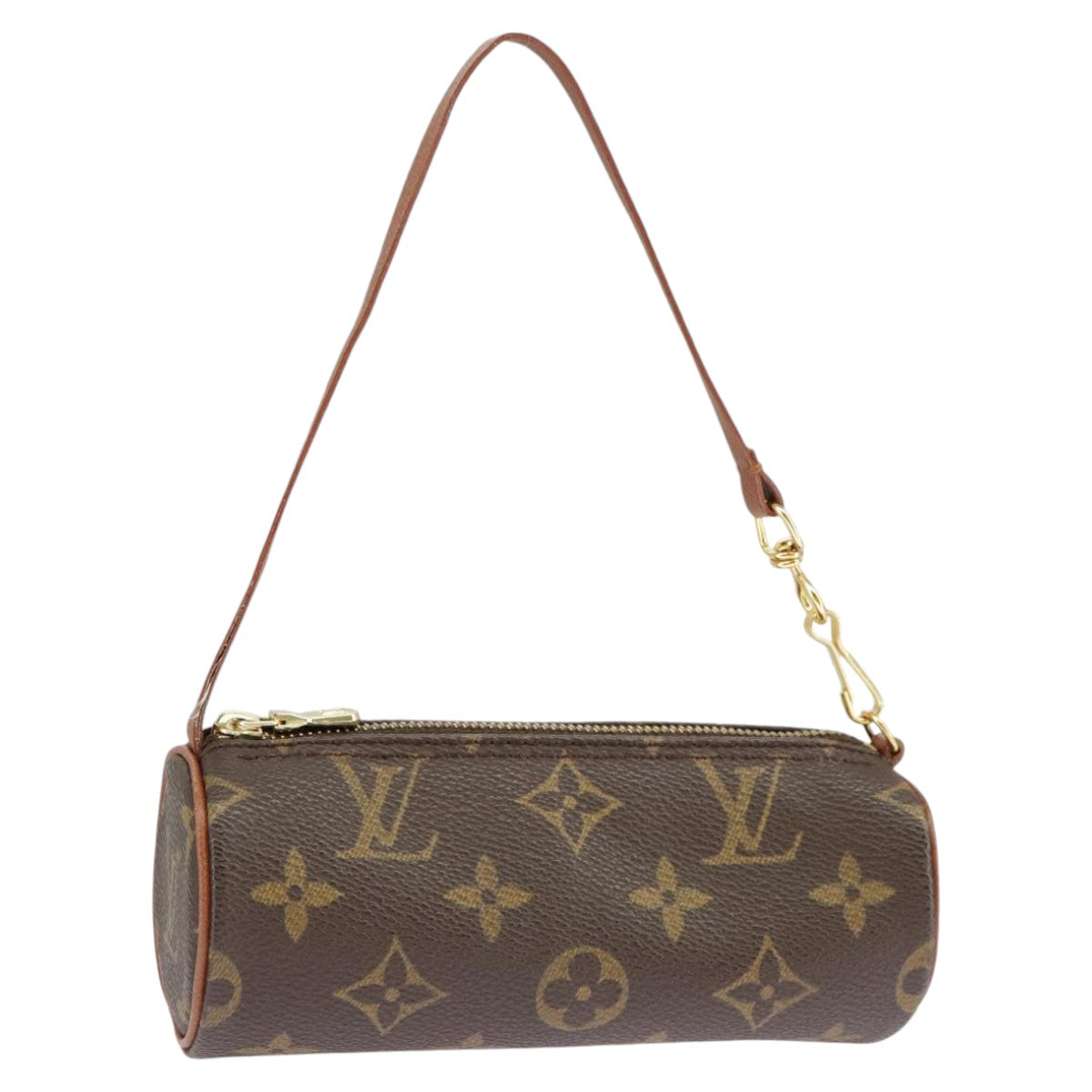 Louis Vuitton Papillon Brown Canvas Clutch Bag (Pre-Owned)