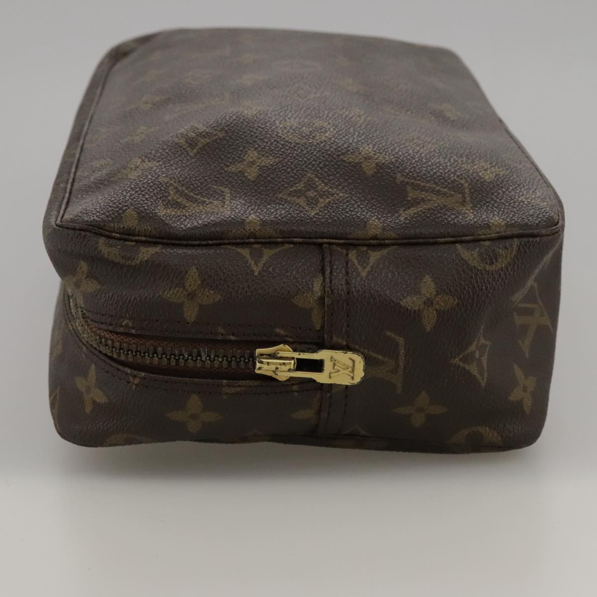 Louis Vuitton Trousse De Toilette Brown Canvas Clutch Bag (Pre-Owned)