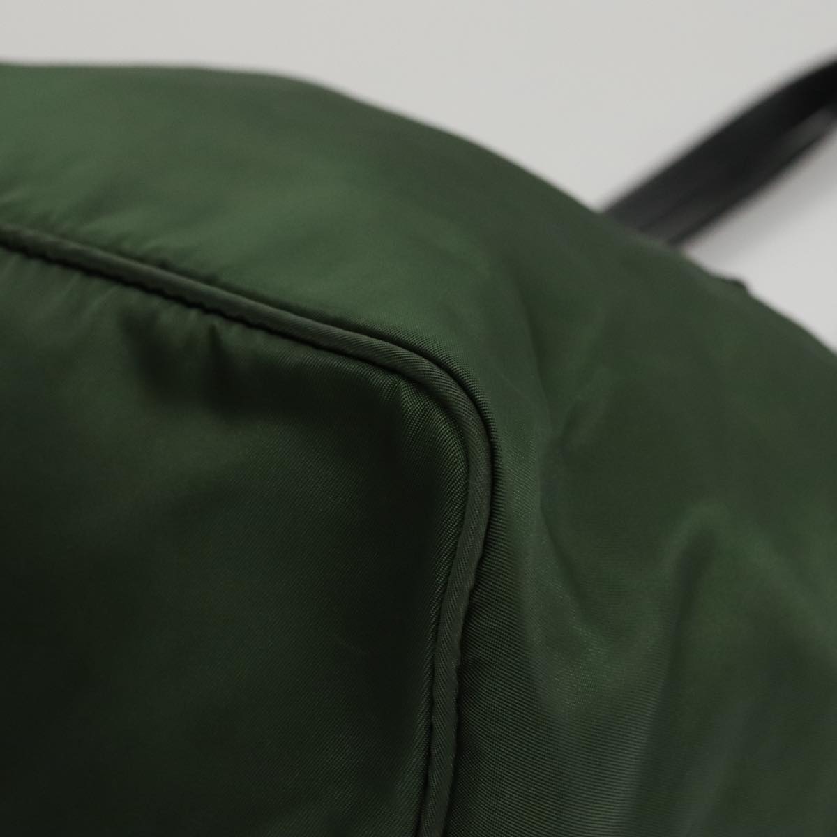 Prada Tessuto Green Synthetic Tote Bag (Pre-Owned)
