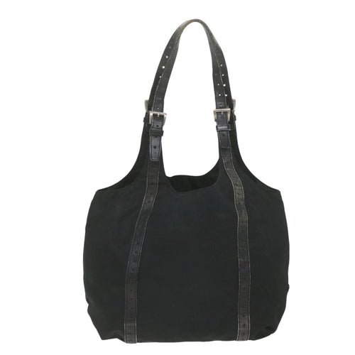 Prada Black Canvas Tote Bag (Pre-Owned)